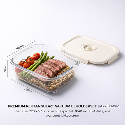 Non-Toxic Meal Prep Vakuumbeholder