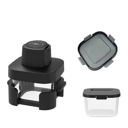 AF20 6L Glass Bowl Digital Display Touch Screen Air Fryer 7 Pre-Sets Transparent Glass Bowl Air Fryer