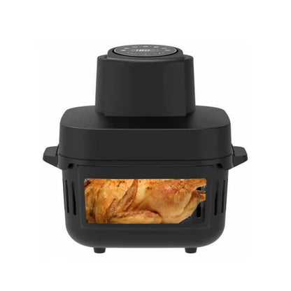 AF20 6L Glass Bowl Digital Display Touch Screen Air Fryer 7 Pre-Sets Transparent Glass Bowl Air Fryer